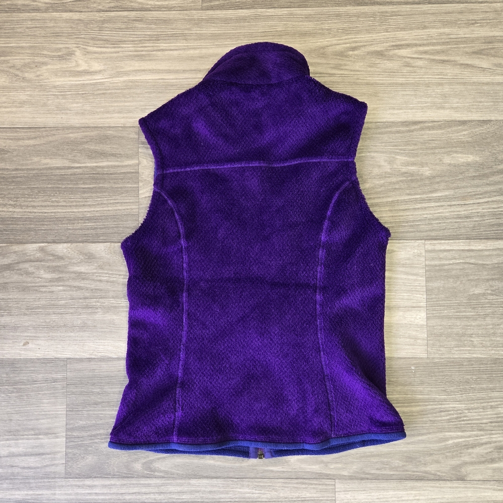 Patagonia Jacket Womens Size Small Purple Fleece Re Tool Zip Up Vest Winter - Picture 5 of 5